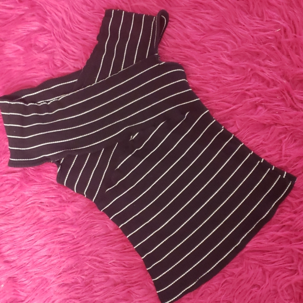 Lush off the shoulder knit top
